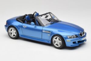 BMW Z3 E36 M Roadster Estoril Blue Bburago 1:18 3349-M1 Fém – 6. kép a 8-ből