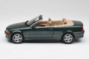 BMW 3 E46 Kabrió Zöld Kyosho 1:18 80430009757 Fém – 4. kép a 8-ből