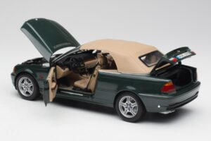 BMW 3 E46 Kabrió Zöld Kyosho 1:18 80430009757 Fém – 5. kép a 8-ből