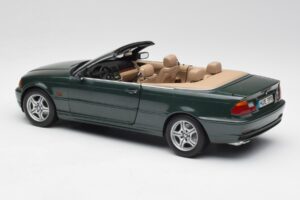 BMW 3 E46 Kabrió Zöld Kyosho 1:18 80430009757 Fém – 7. kép a 8-ből