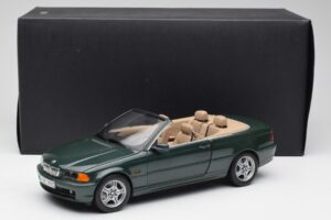BMW 3 E46 Kabrió Zöld Kyosho 1:18 80430009757 Fém – 8. kép a 8-ből