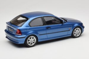BMW 318ti E46 Compact Estoril Blue Otto 1:18 OT462 Gyanta – 2. kép a 6-ből