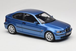 BMW 318ti E46 Compact Estoril Blue Otto 1:18 OT462 Gyanta – 4. kép a 6-ből
