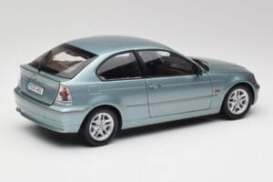 BMW 325Ti E46 Compact Világoskék Metál Kyosho 1:18 80430024439 Fém – 3. kép a 8-ből