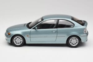 BMW 325Ti E46 Compact Világoskék Metál Kyosho 1:18 80430024439 Fém – 4. kép a 8-ből