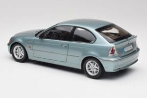 BMW 325Ti E46 Compact Világoskék Metál Kyosho 1:18 80430024439 Fém – 7. kép a 8-ből