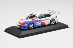 BMW M3 GTR E46 #42 J. Muller / D. Muller / H-J. Stuck / P. Lamy 24 Hours Nurburgring Winner 2004 Minichamps 1:43 444042342 Fé – 2. kép a 4-ből
