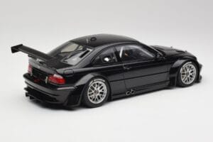 BMW M3 GTR E46 Plain Body Jet Fekete AUTOart 1:18 80447 Fém – 2. kép a 6-ből