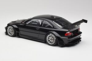 BMW M3 GTR E46 Plain Body Jet Fekete AUTOart 1:18 80447 Fém – 5. kép a 6-ből