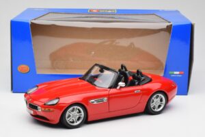 BMW Z8 E52 Roadster Élénkpiros Bburago 1:18 12032 Fém – 8. kép a 8-ből