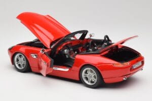 BMW Z8 E52 Piros Bburago 1:18 Z8001 Fém – 5. kép a 8-ből