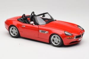 BMW Z8 E52 Piros Bburago 1:18 Z8001 Fém – 6. kép a 8-ből