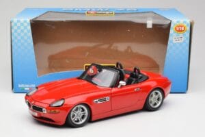 BMW Z8 E52 Piros Bburago 1:18 Z8001 Fém – 8. kép a 8-ből