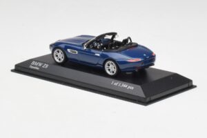 BMW Z8 E52 Topáz Kék Minichamps 1:43 431028740 Fém – 3. kép a 5-ből