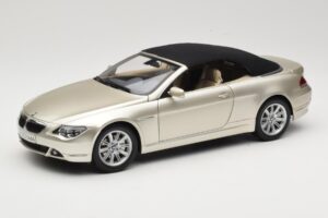 BMW 6 Series E64 Cabriolet Mineral Silver Metallic Kyosho 1:18 80430153437 Fém – 3. kép a 9-ből
