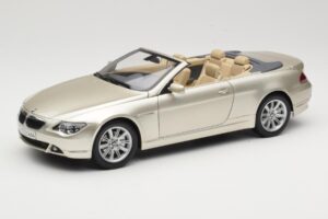 BMW 6 Series E64 Cabriolet Mineral Silver Metallic Kyosho 1:18 80430153437 Fém