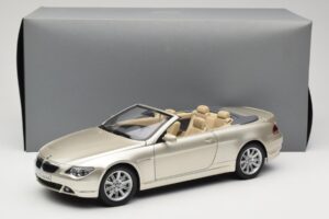 BMW 6 Series E64 Cabriolet Mineral Silver Metallic Kyosho 1:18 80430153437 Fém – 9. kép a 9-ből