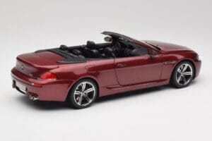 BMW M6 E64 Kabrió Piros Kyosho 1:18 80430417423 Fém – 3. kép a 8-ből