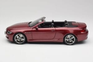 BMW M6 E64 Kabrió Piros Kyosho 1:18 80430417423 Fém – 4. kép a 8-ből
