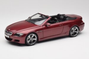 BMW M6 E64 Kabrió Piros Kyosho 1:18 80430417423 Fém