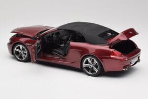BMW M6 E64 Kabrió Piros Kyosho 1:18 80430417423 Fém – 5. kép a 8-ből