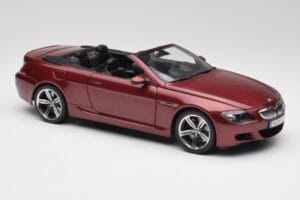 BMW M6 E64 Kabrió Piros Kyosho 1:18 80430417423 Fém – 6. kép a 8-ből