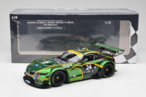 BMW Z4 E89 GT3 #24 Saudi Falcons K. Al Faisal / A. Binladen Dubai 24 Hours 2013 Minichamps 1:18 151132324 Fém – 6. kép a 6-ből