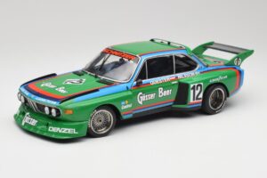 BMW 3.5 CSL E9 Gruppe 5 #12 H. Quester / G. Nilsson Zeltweg Winner 1976 Minichamps 1:18 180762012 Fém