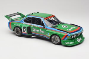 BMW 3.5 CSL E9 Gruppe 5 #12 H. Quester / G. Nilsson Zeltweg Winner 1976 Minichamps 1:18 180762012 Fém – 6. kép a 8-ből
