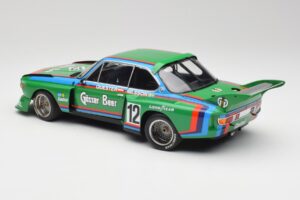 BMW 3.5 CSL E9 Gruppe 5 #12 H. Quester / G. Nilsson Zeltweg Winner 1976 Minichamps 1:18 180762012 Fém – 7. kép a 8-ből