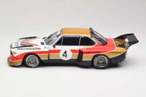 BMW 3.5 CSL E9 Gruppe 5 #4 J. Fitzpatrick / T. Walkinshaw Silverstone Winner 1976 Minichamps 1:18 180762004 Fém – 4. kép a 8-ből
