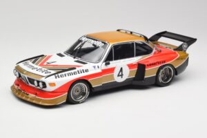 BMW 3.5 CSL E9 Gruppe 5 #4 J. Fitzpatrick / T. Walkinshaw Silverstone Winner 1976 Minichamps 1:18 180762004 Fém