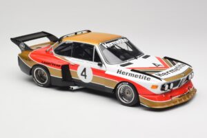 BMW 3.5 CSL E9 Gruppe 5 #4 J. Fitzpatrick / T. Walkinshaw Silverstone Winner 1976 Minichamps 1:18 180762004 Fém – 6. kép a 8-ből