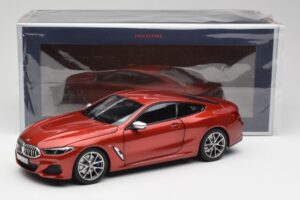 BMW M850i G15 Narancssárga Metál Norev 1:18 183285 Fém – 8. kép a 8-ből