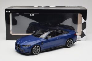BMW M4 G82 Kabrió Frozen Portimao Blue Minichamps 1:18 155021030 Fém – 6. kép a 6-ből