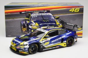 BMW M4 GT3 G82 #46 A. Farfus / V. Rossi Team WRT 24 Hours of Spa 2023 Minichamps 1:18 113232646 Fém – 8. kép a 8-ből
