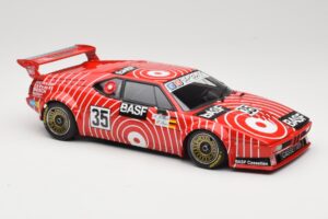 BMW M1 BASF GS Sport #35 H-J. Stuck / H. Heyer 6 Hours of Silverstone 1981 Minichamps 1:18 155812935 Fém – 4. kép a 6-ből