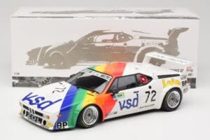 BMW M1 #72 BMW France Zol Auto B. Rousselot / J. Servanin 24 Hours of Le Mans 1981 Minichamps 1:18 180812972 Fém – 2. kép a 8-ből
