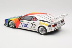 BMW M1 #72 BMW France Zol Auto B. Rousselot / J. Servanin 24 Hours of Le Mans 1981 Minichamps 1:18 180812972 Fém – 7. kép a 8-ből