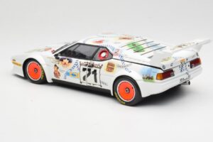 BMW M1 #83 Danner Bayern C. Danner / L. Oberndorfer 24 Hours of Le Mans 1981 Minichamps 1:18 80430306592 Fém – 7. kép a 8-ből