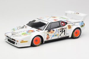 BMW M1 #83 Danner Bayern C. Danner / L. Oberndorfer 24 Hours of Le Mans 1981 Minichamps 1:18 80430306592 Fém