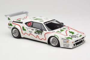 BMW M1 Procar #201 BMW Motorsport H. Stuck / N. Piquet 1000km Nürburgring 1980 Minichamps 1:18 180802901 Fém – 6. kép a 8-ből