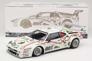 BMW M1 Procar #201 BMW Motorsport H. Stuck / N. Piquet 1000km Nürburgring 1980 Minichamps 1:18 180802901 Fém – 8. kép a 8-ből