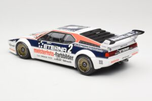 BMW M1 Schnitzer #2 H-J. Stuck Winner Deutsche Automobil Rennsport Trophy Zolder 1982 Minichamps 1:18 155822902 Fém – 5. kép a 6-ből