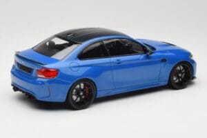 BMW M2 CS F87 Kék Metál Fekete Felnikkel Minichamps 1:18 155021022 Fém – 2. kép a 6-ből