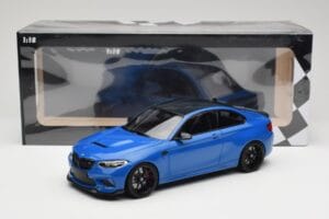 BMW M2 CS F87 Kék Metál Fekete Felnikkel Minichamps 1:18 155021022 Fém – 6. kép a 6-ből