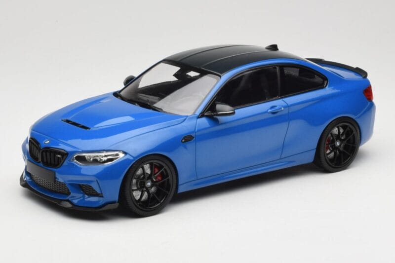 BMW M2 CS F87 Kék Metál Fekete Felnikkel Minichamps 1:18 155021022 Fém