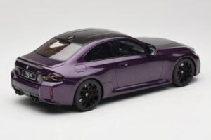 BMW M2 G87 Twilight Purple GT Spirit 1:18 GT946 Gyanta – 2. kép a 6-ből