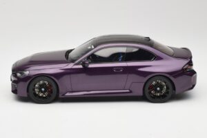BMW M2 G87 Twilight Purple GT Spirit 1:18 GT946 Gyanta – 3. kép a 6-ből