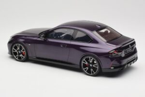 BMW M240i G42 Thundernight Metallic GT Spirit 1:18 GT504 Gyanta – 5. kép a 6-ből